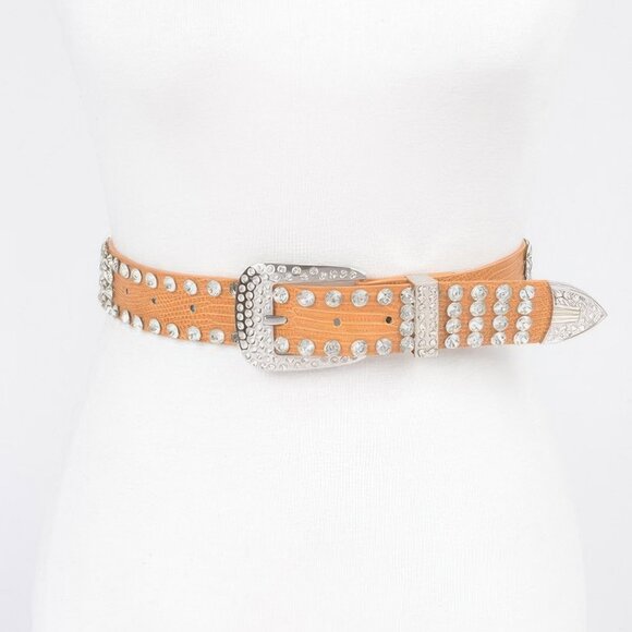 Rhinestone Multi Metal Belt